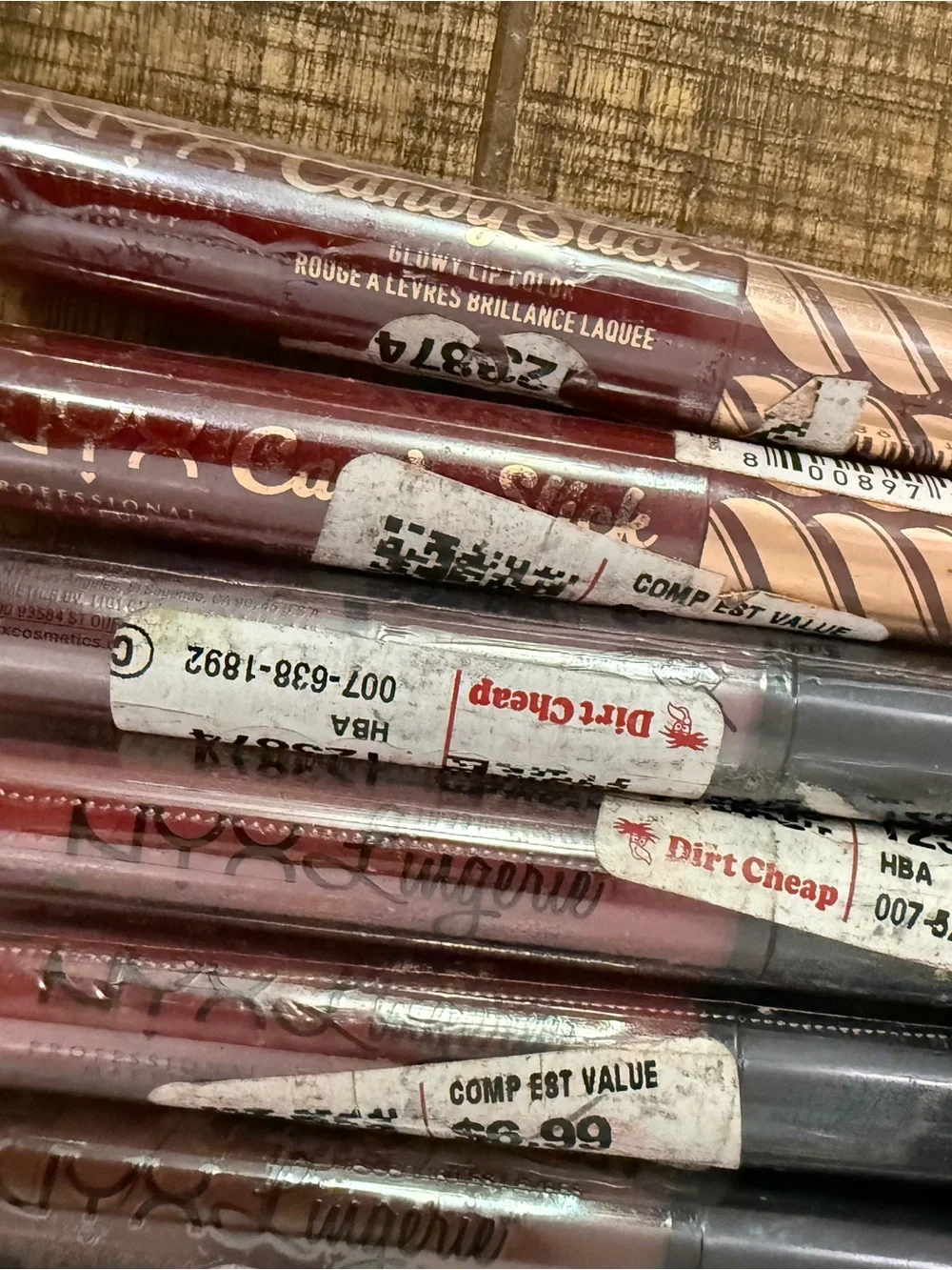 NYX Lip Liner Lot in Burgundy, Rose, Mauve, Nude, Brown
